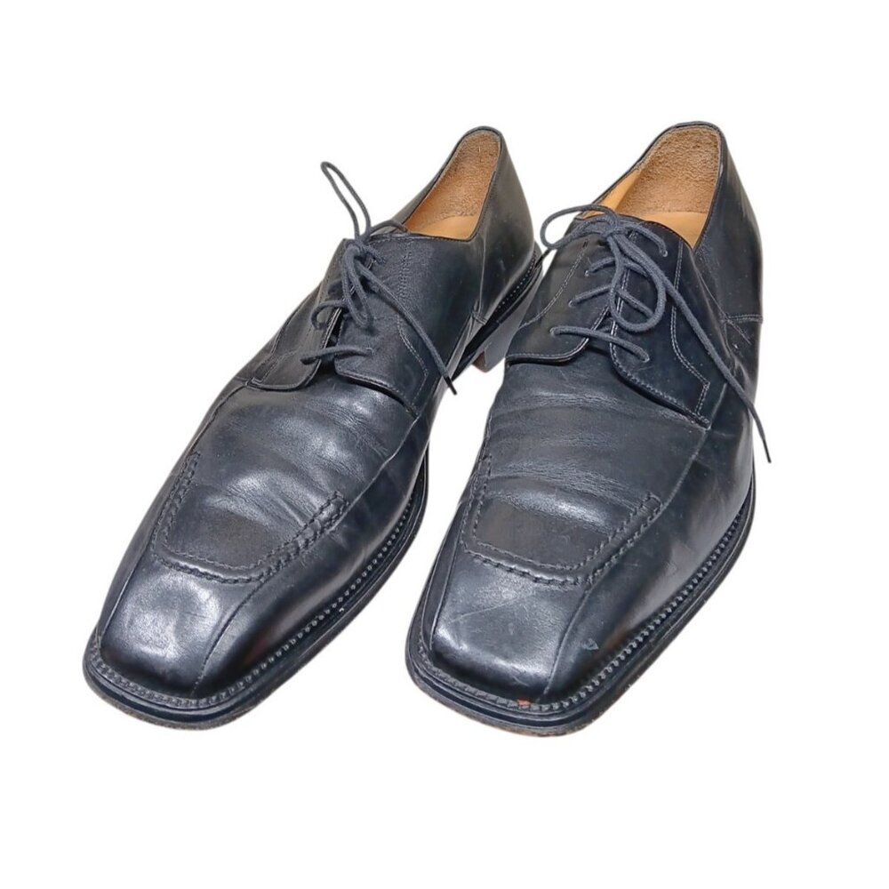 Mezlan Dress Derby Shoes Leather 12M Wedding Church Cocktail Party